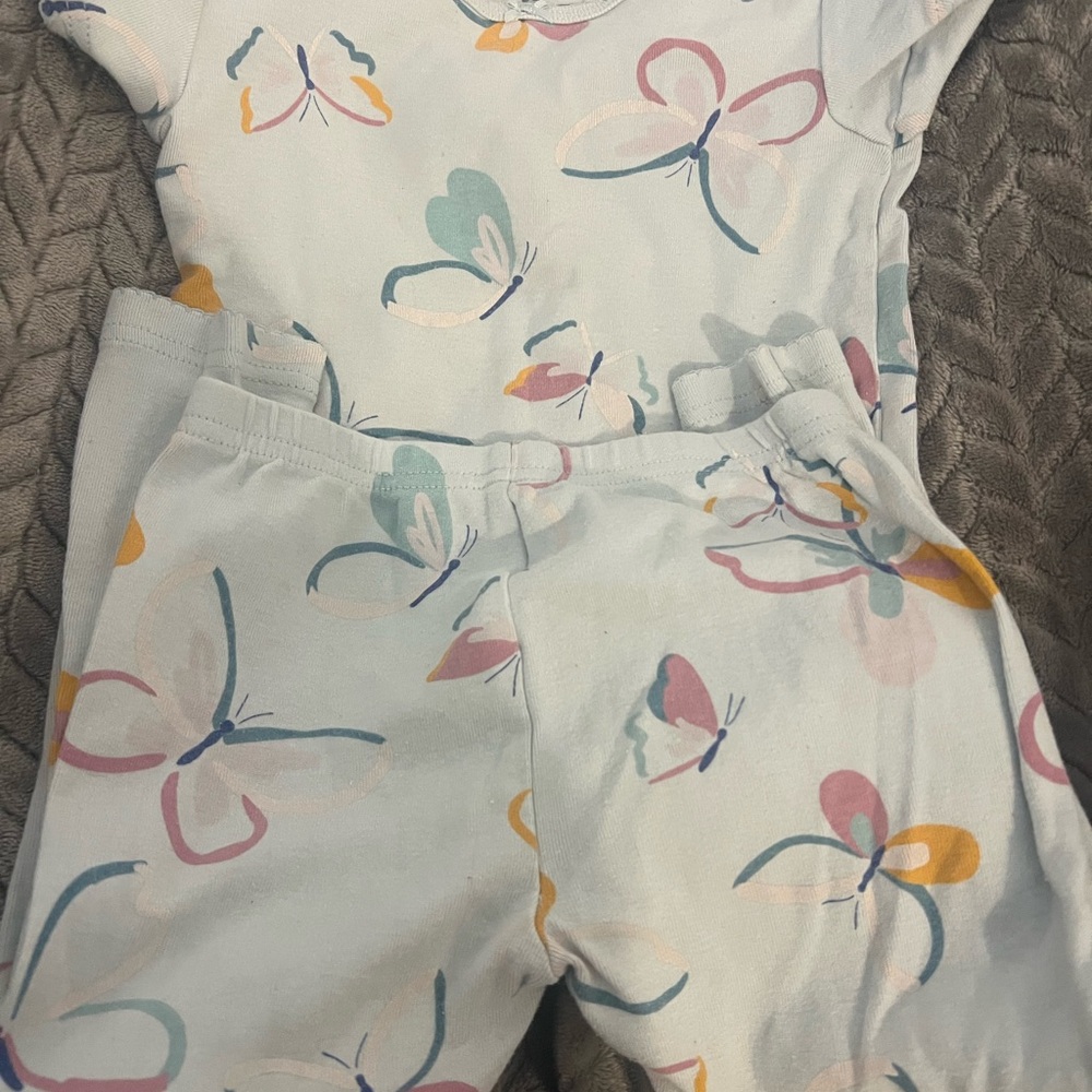 Carter's Multicolor Baby Outfit with Bow Detail